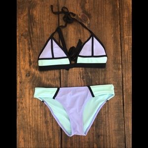 Bikini color block